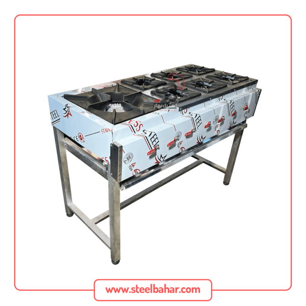 اجاق گاز 7 شعله کته پزی (املتی) ترکیبی