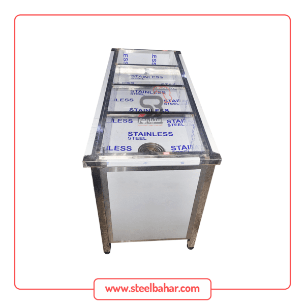 Gas electric 4-bowl hot counter