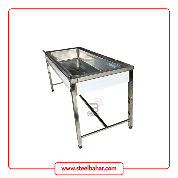 Wash tub, length 150 cm, width 75 cm